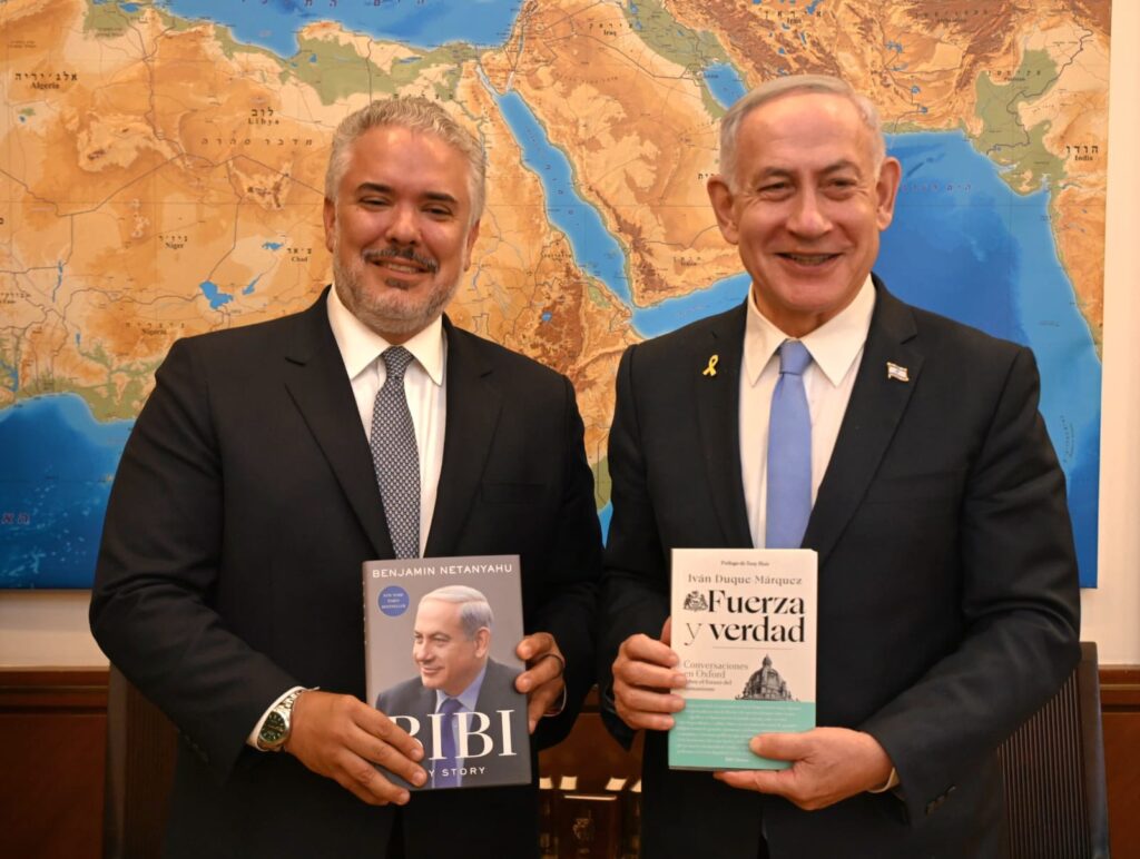 Iván Duque se reunió con Netanyahu en Israel; Petro criticó el encuentro